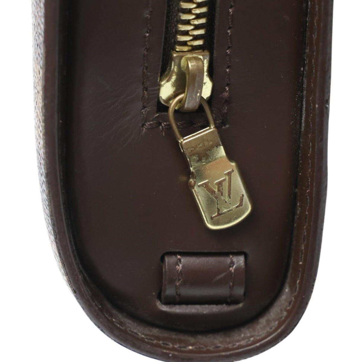 ルイヴィトン LOUIS VUITTON セカンドバッグ
 クラッチバッグ ダミエ エベヌ サンルイ ダミエキャンバス N51993 ブラウン LV
 【SS】
 【中古】