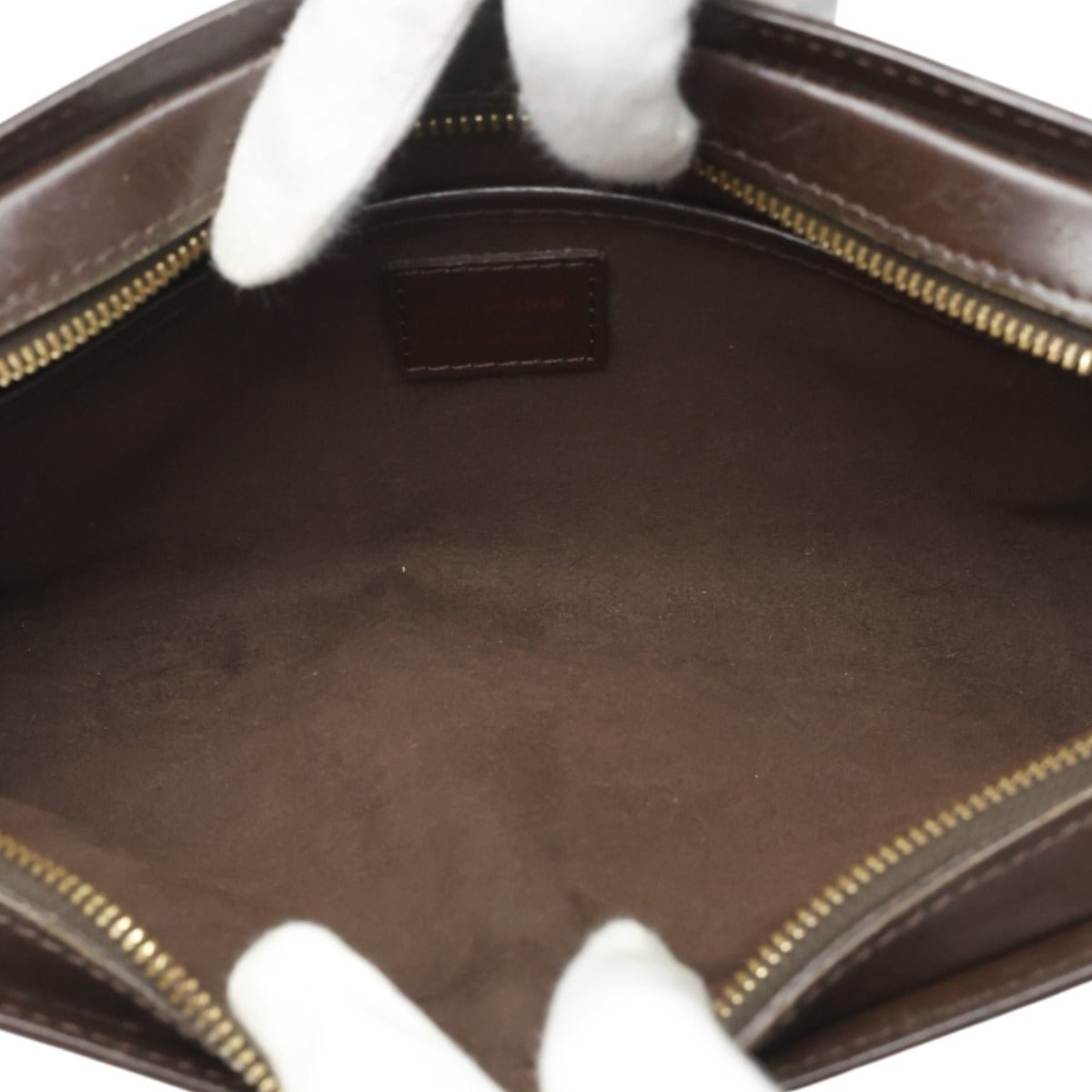 ルイヴィトン LOUIS VUITTON セカンドバッグ
 クラッチバッグ ダミエ エベヌ サンルイ ダミエキャンバス N51993 ブラウン LV
 【SS】
 【中古】