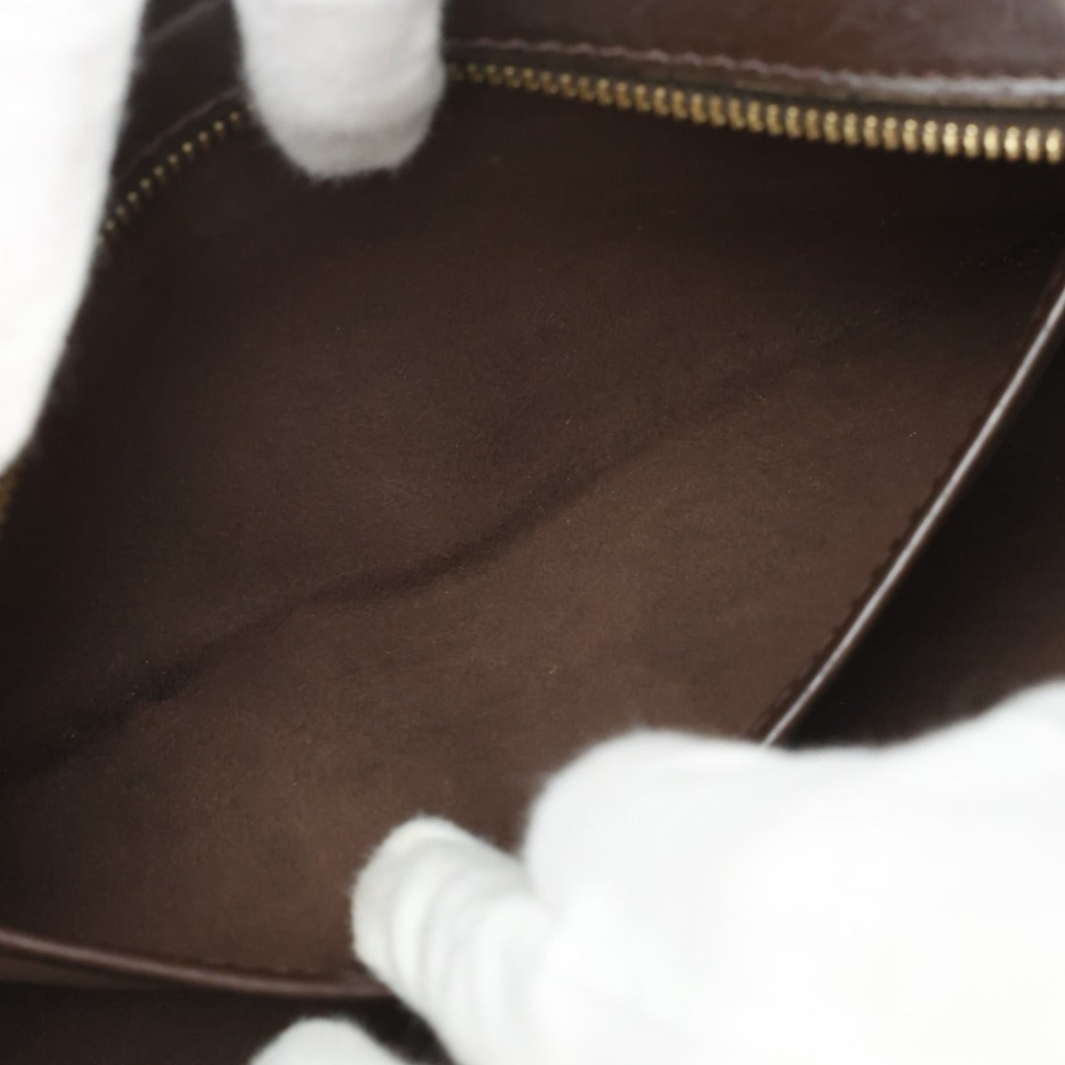 ルイヴィトン LOUIS VUITTON セカンドバッグ
 クラッチバッグ ダミエ エベヌ サンルイ ダミエキャンバス N51993 ブラウン LV
 【SS】
 【中古】