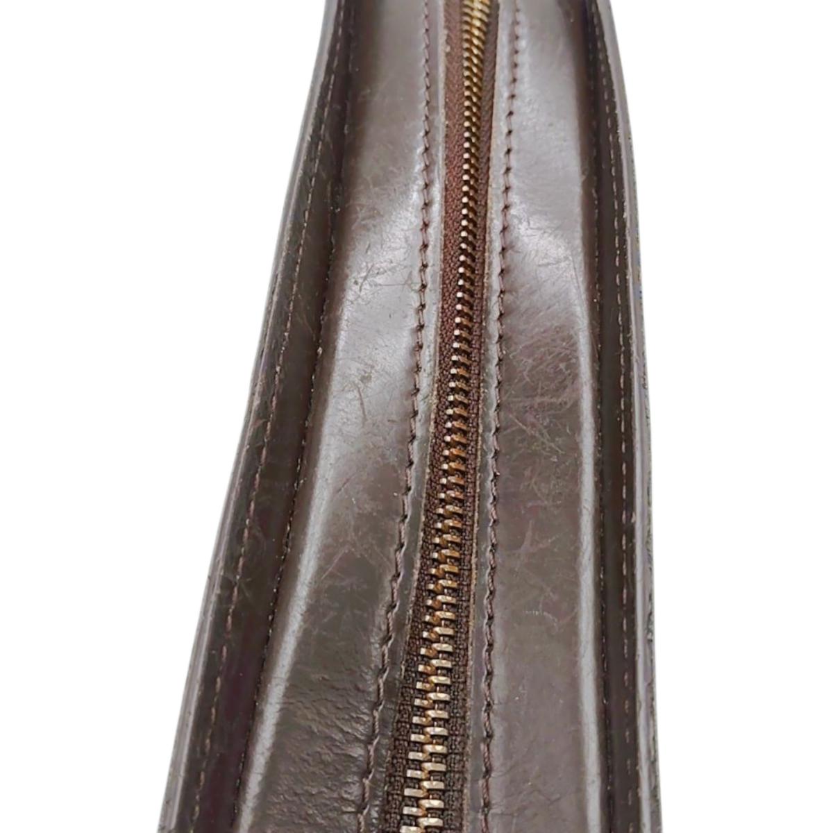 ルイヴィトン LOUIS VUITTON セカンドバッグ
 クラッチバッグ ダミエ エベヌ サンルイ ダミエキャンバス N51993 ブラウン LV
 【SS】
 【中古】