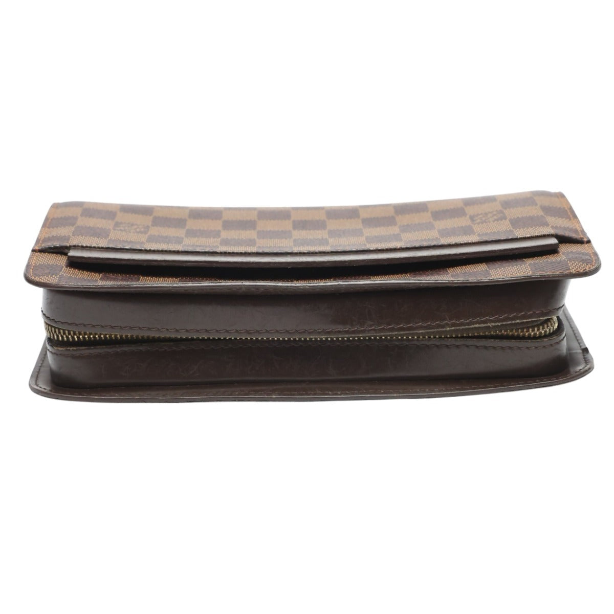 ルイヴィトン LOUIS VUITTON セカンドバッグ
 クラッチバッグ ダミエ エベヌ サンルイ ダミエキャンバス N51993 ブラウン LV
 【SS】
 【中古】