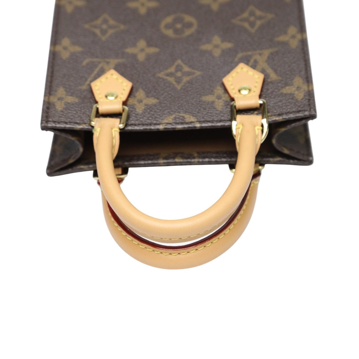 ルイヴィトン LOUIS VUITTON ショルダーバッグ
 ショルダーバッグ モノグラム プティット・サックプラ モノグラムキャンバス M81295 ブラウン LV
 【SS】
 【中古】