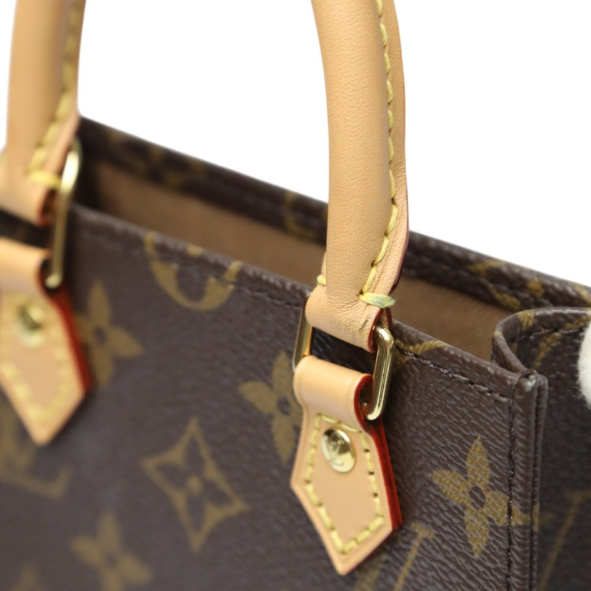 ルイヴィトン LOUIS VUITTON ショルダーバッグ
 ショルダーバッグ モノグラム プティット・サックプラ モノグラムキャンバス M81295 ブラウン LV
 【SS】
 【中古】