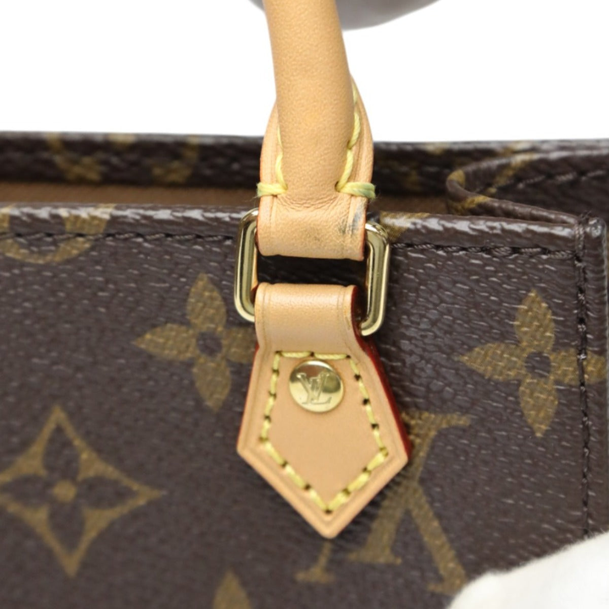 ルイヴィトン LOUIS VUITTON ショルダーバッグ
 ショルダーバッグ モノグラム プティット・サックプラ モノグラムキャンバス M81295 ブラウン LV
 【SS】
 【中古】