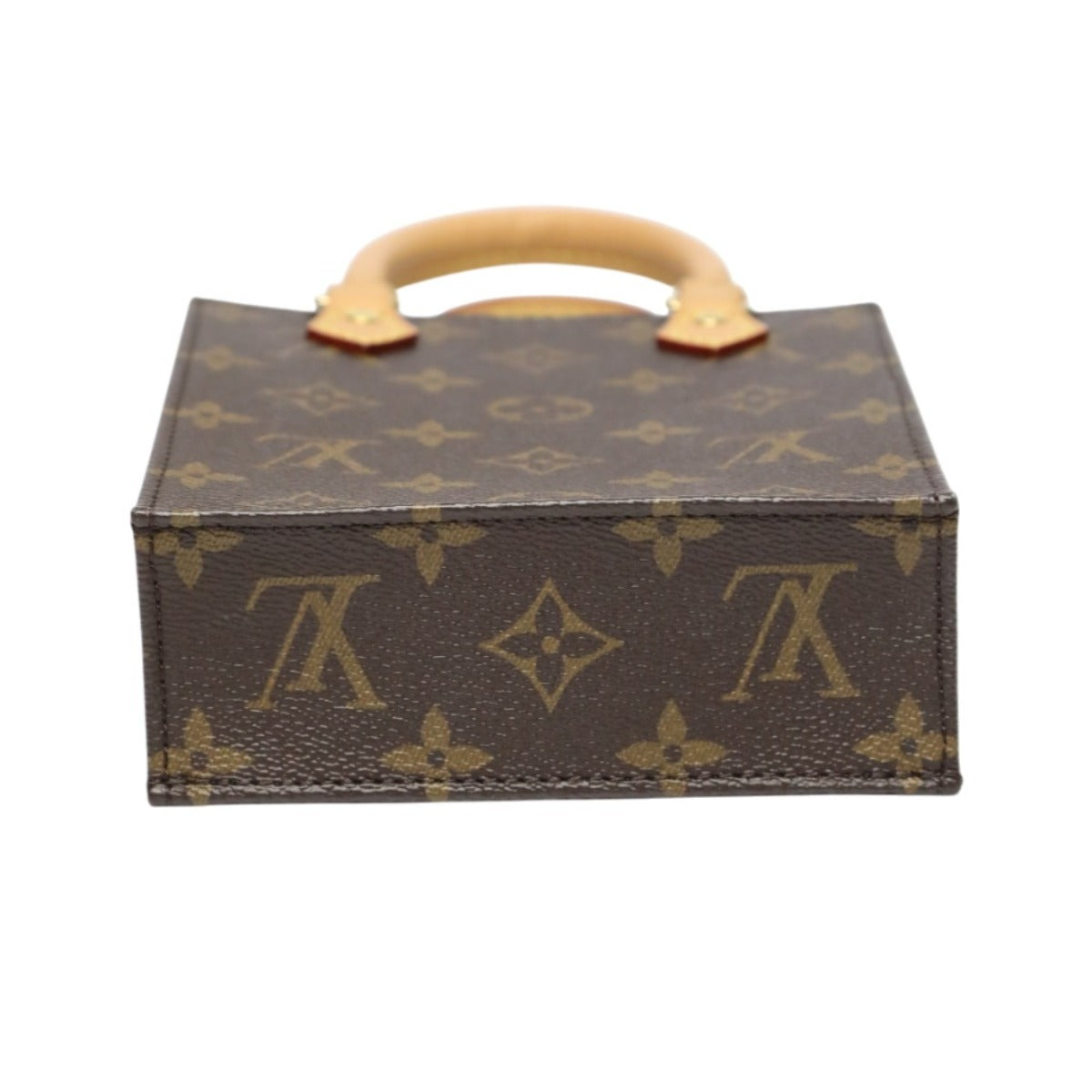 ルイヴィトン LOUIS VUITTON ショルダーバッグ
 ショルダーバッグ モノグラム プティット・サックプラ モノグラムキャンバス M81295 ブラウン LV
 【SS】
 【中古】