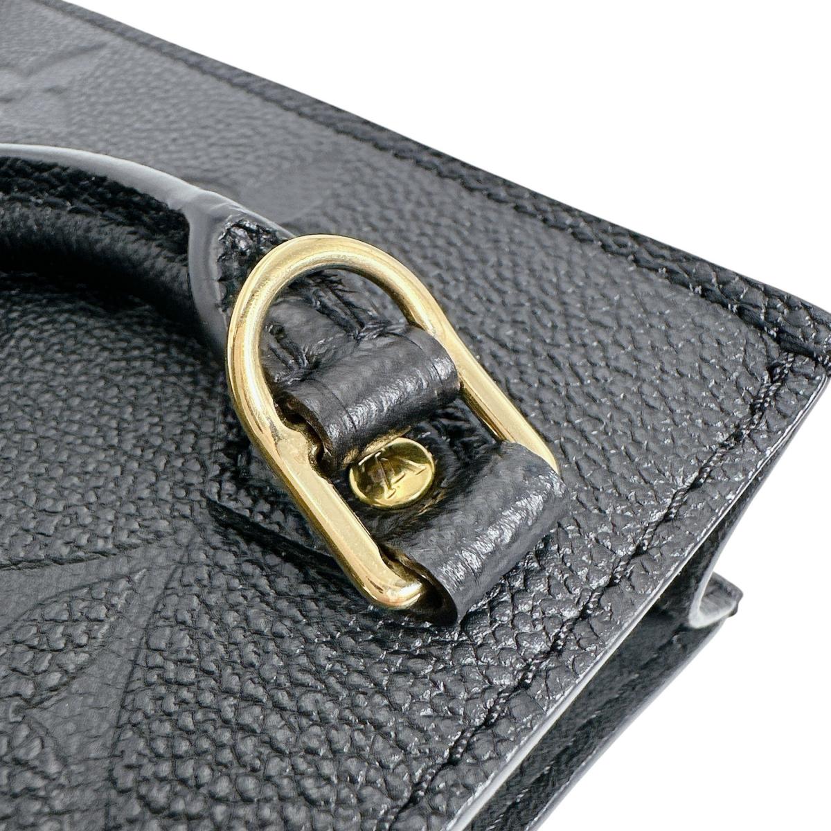 ルイヴィトン LOUIS VUITTON ショルダーバッグ
 ショルダーバッグ モノグラム プティット・サックプラ モノグラムアンプラント M81417 ブラック LV
 【SS】
 【中古】