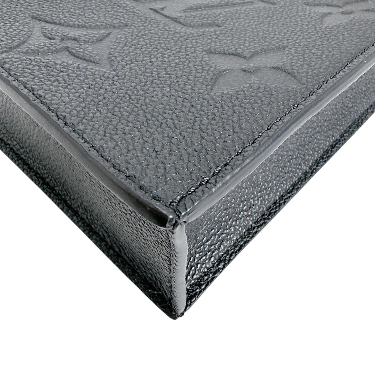 ルイヴィトン LOUIS VUITTON ショルダーバッグ
 ショルダーバッグ モノグラム プティット・サックプラ モノグラムアンプラント M81417 ブラック LV
 【SS】
 【中古】