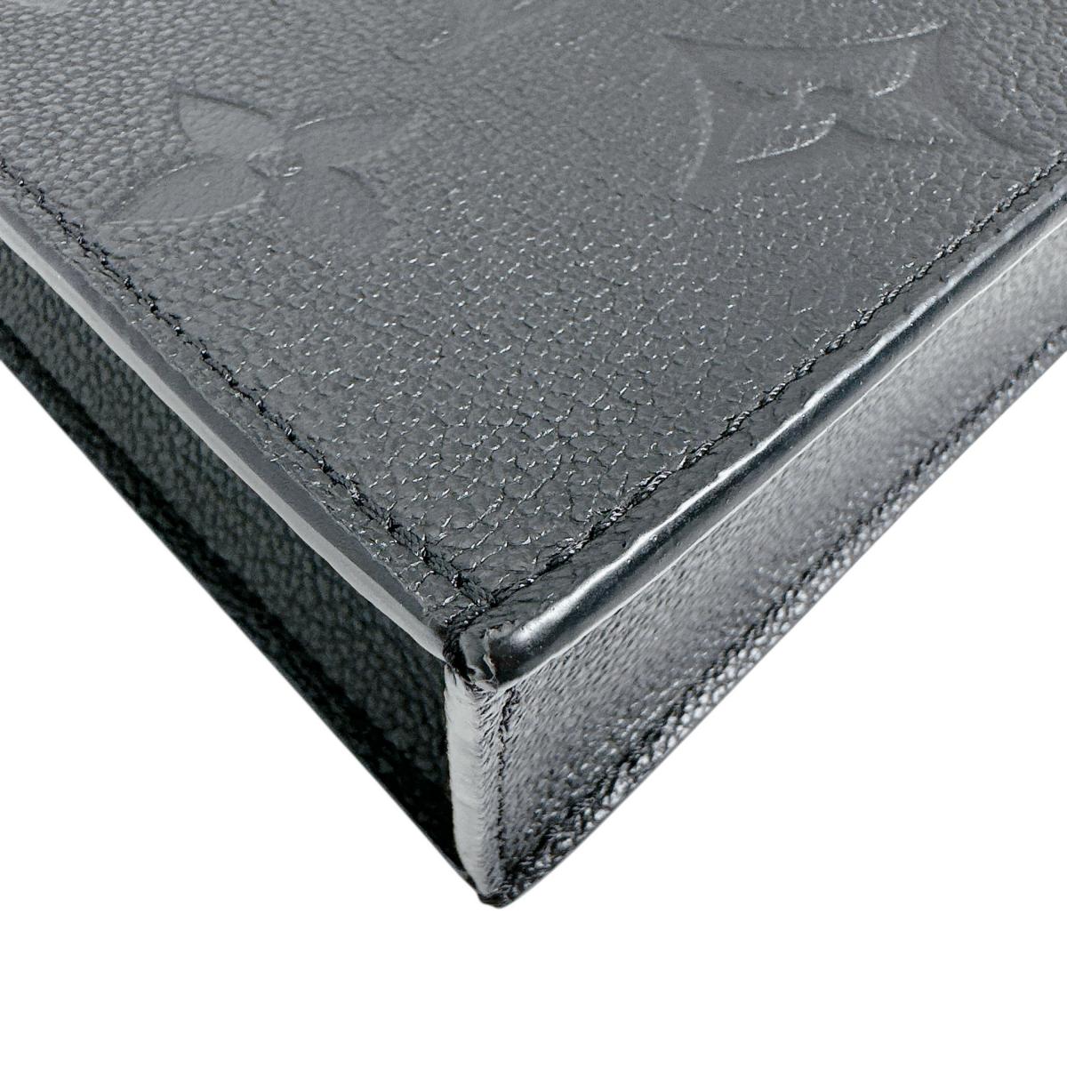 ルイヴィトン LOUIS VUITTON ショルダーバッグ
 ショルダーバッグ モノグラム プティット・サックプラ モノグラムアンプラント M81417 ブラック LV
 【SS】
 【中古】