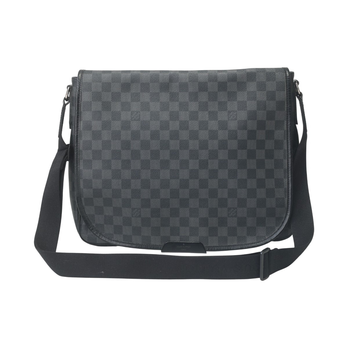 ルイヴィトン LOUIS VUITTON ショルダーバッグ
 ショルダーバッグ ダミエグラフィット ダニエルGM レザー N58033 ブラック LV
 【SS】
 【中古】