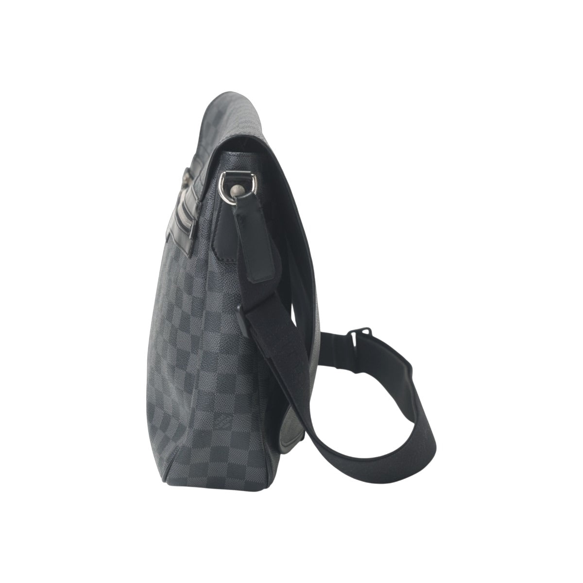 ルイヴィトン LOUIS VUITTON ショルダーバッグ
 ショルダーバッグ ダミエグラフィット ダニエルGM レザー N58033 ブラック LV
 【SS】
 【中古】