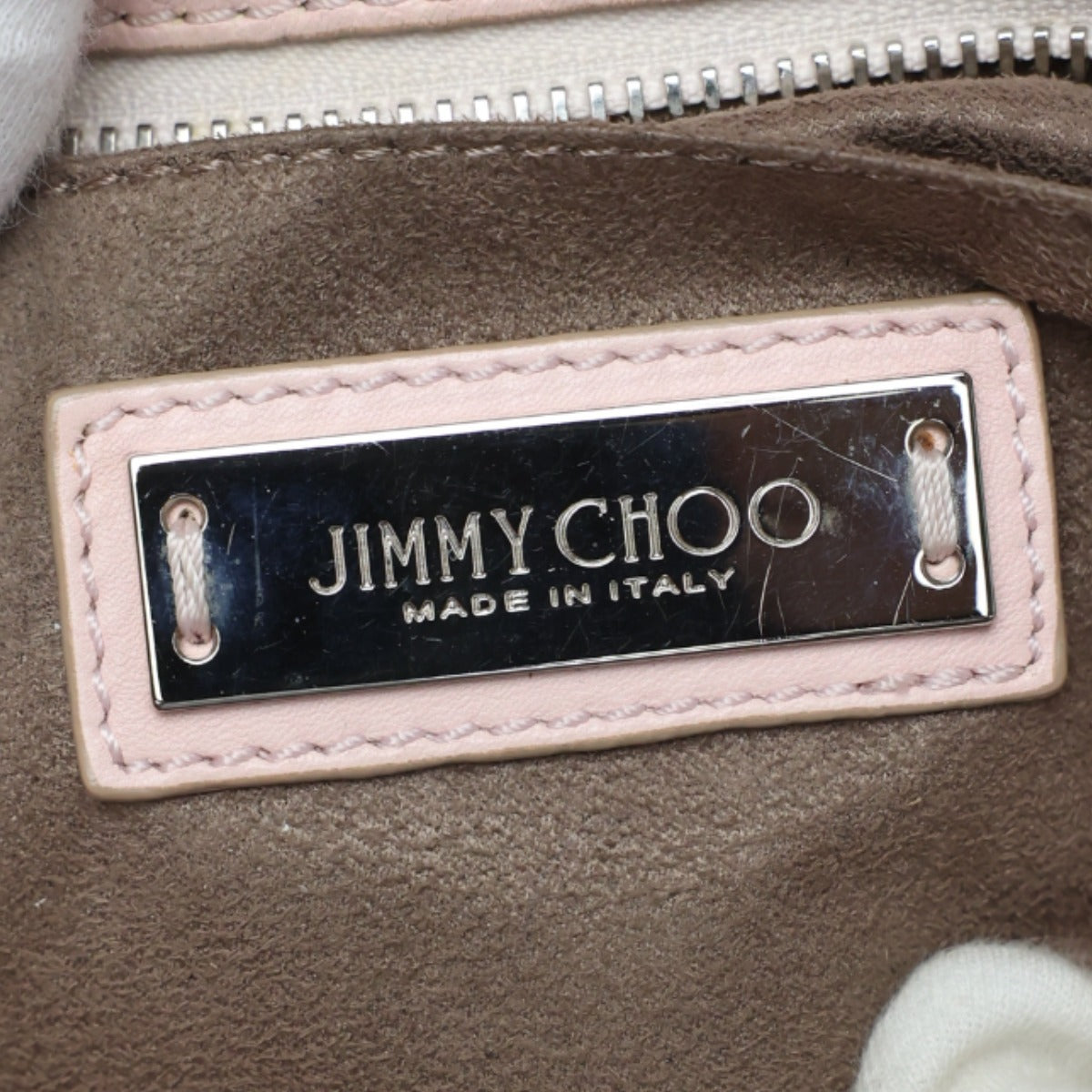 ジミーチュウ JIMMY CHOO ハンドバッグ
 ショルダーバッグ 2WAYバッグ レザー ピンク 【SS】
 【中古】