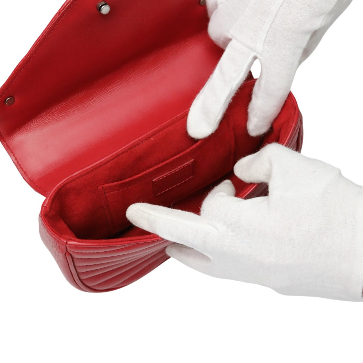 ルイヴィトン LOUIS VUITTON ショルダーバッグ
 ショルダーバッグ チェーントート ニューウェーブ レザー M51930 レッド LV
 【SS】
 【中古】