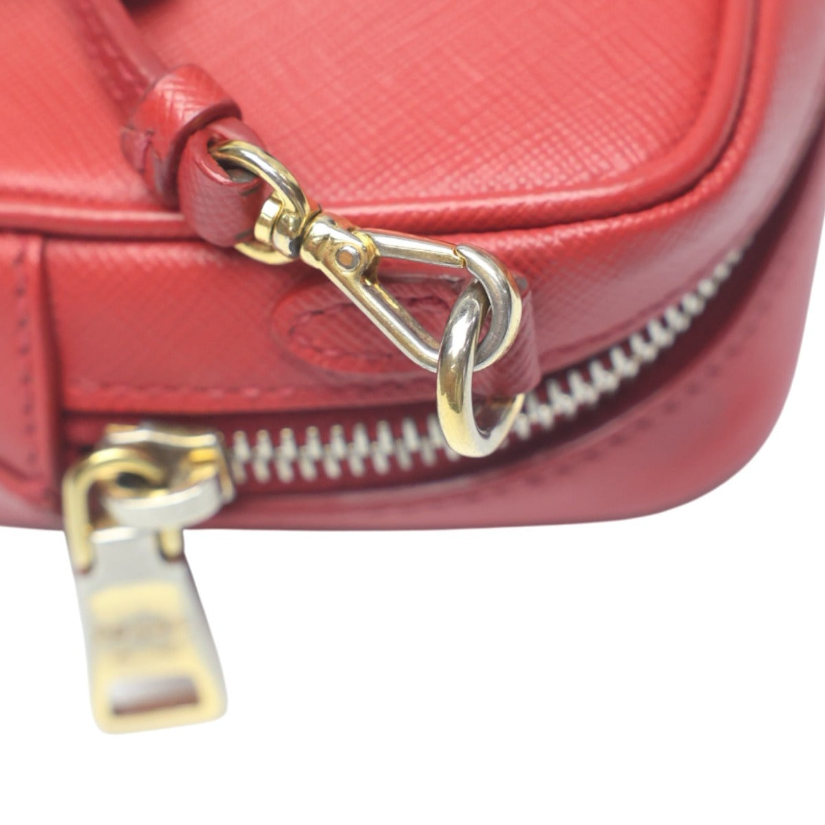 プラダ PRADA ショルダーバッグ
 ショルダーバッグ カメラバッグ ヴィッテロ フェニックス レザー 1N1674 レッド 【SS】
 【中古】