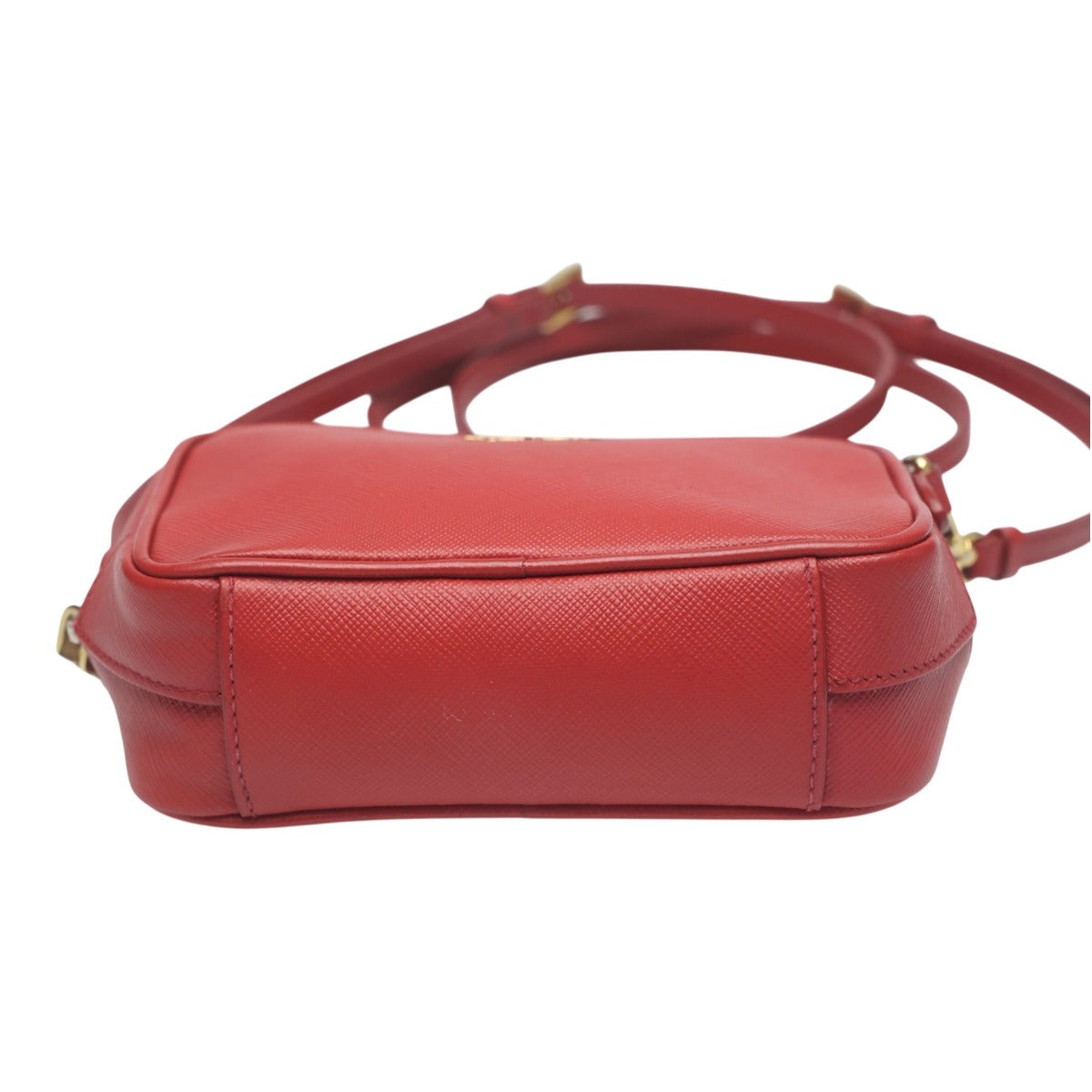 プラダ PRADA ショルダーバッグ
 ショルダーバッグ カメラバッグ ヴィッテロ フェニックス レザー 1N1674 レッド 【SS】
 【中古】