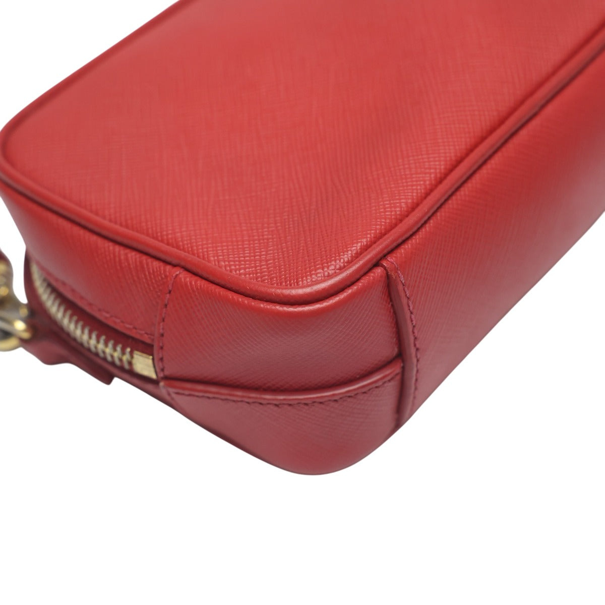 プラダ PRADA ショルダーバッグ
 ショルダーバッグ カメラバッグ ヴィッテロ フェニックス レザー 1N1674 レッド 【SS】
 【中古】