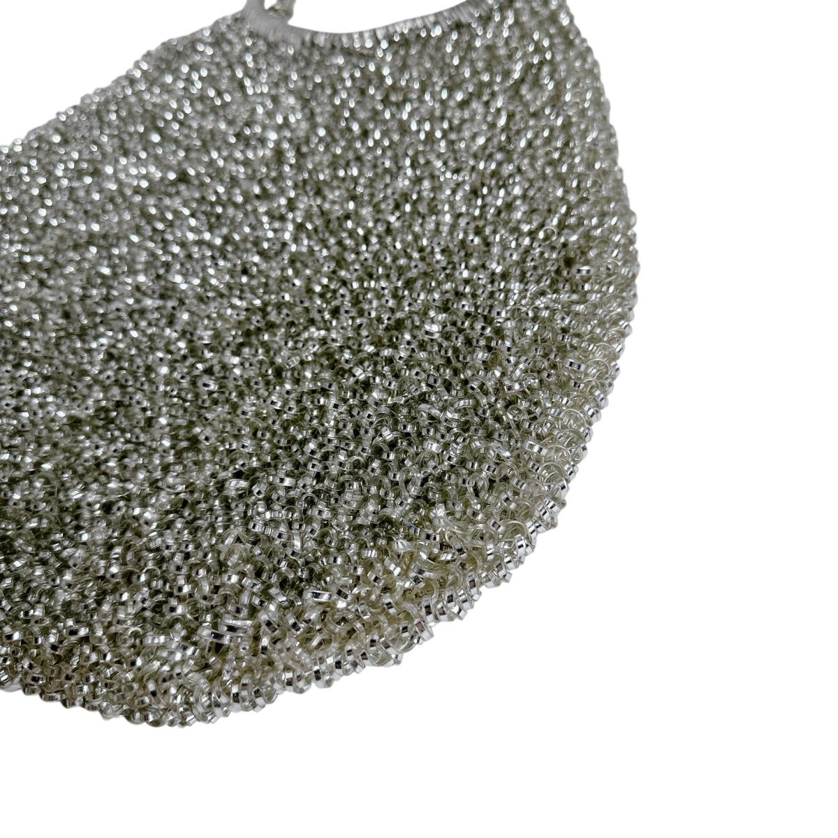 アンテプリマ ANTEPRIMA ハンドバッグ
 ワイヤーバッグ パーティー 結婚式 ワイヤー シルバー 【SS】
 【中古】