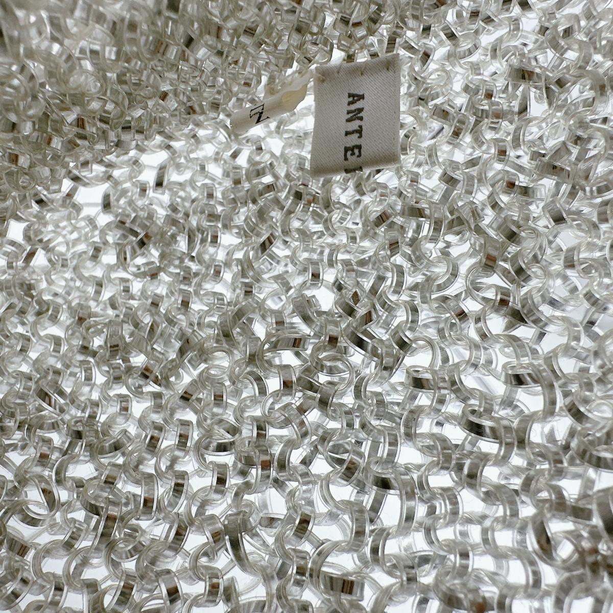 アンテプリマ ANTEPRIMA ハンドバッグ
 ワイヤーバッグ パーティー 結婚式 ワイヤー シルバー 【SS】
 【中古】