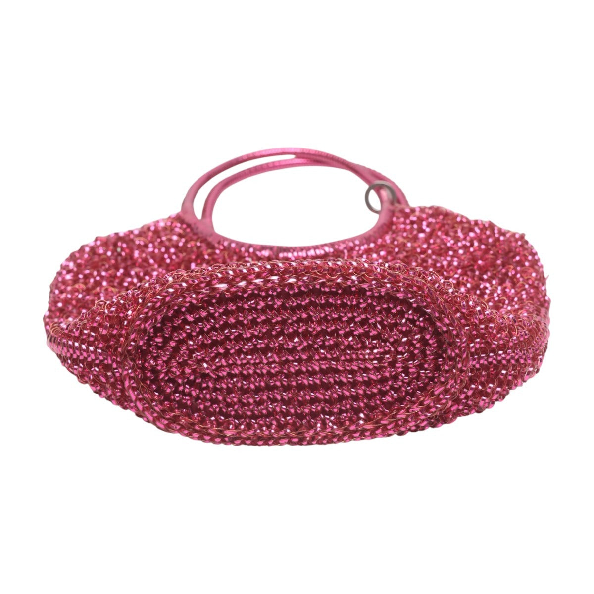 アンテプリマ ANTEPRIMA ハンドバッグ
 ワイヤーバッグ パーティー 結婚式 ワイヤー ピンク 【SS】
 【中古】