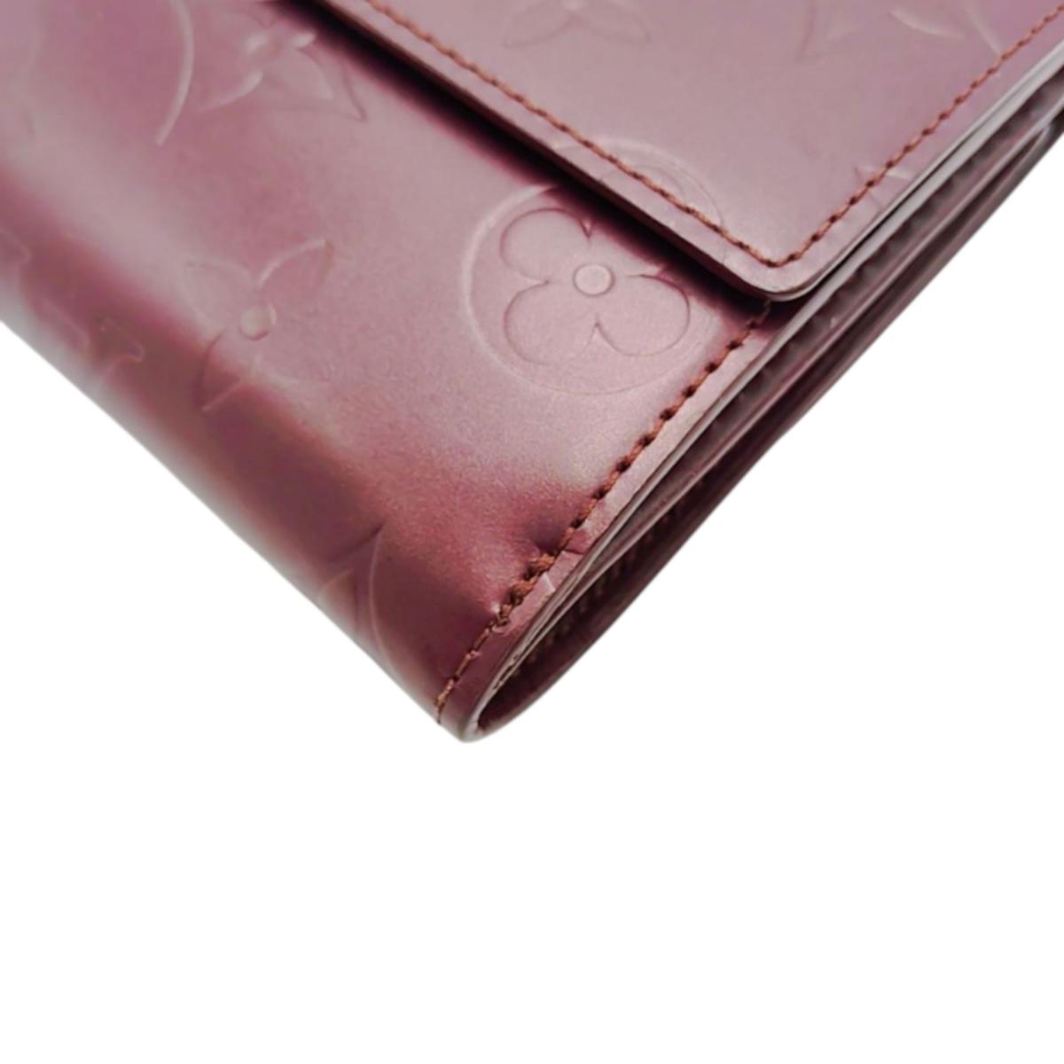 ルイヴィトン LOUIS VUITTON 二つ折り財布
 二つ折り財布 モノグラムマット ポルトフォイユ･エリーズ モノグラムマット M65126 バイオレット LV
 【SS】
 【中古】