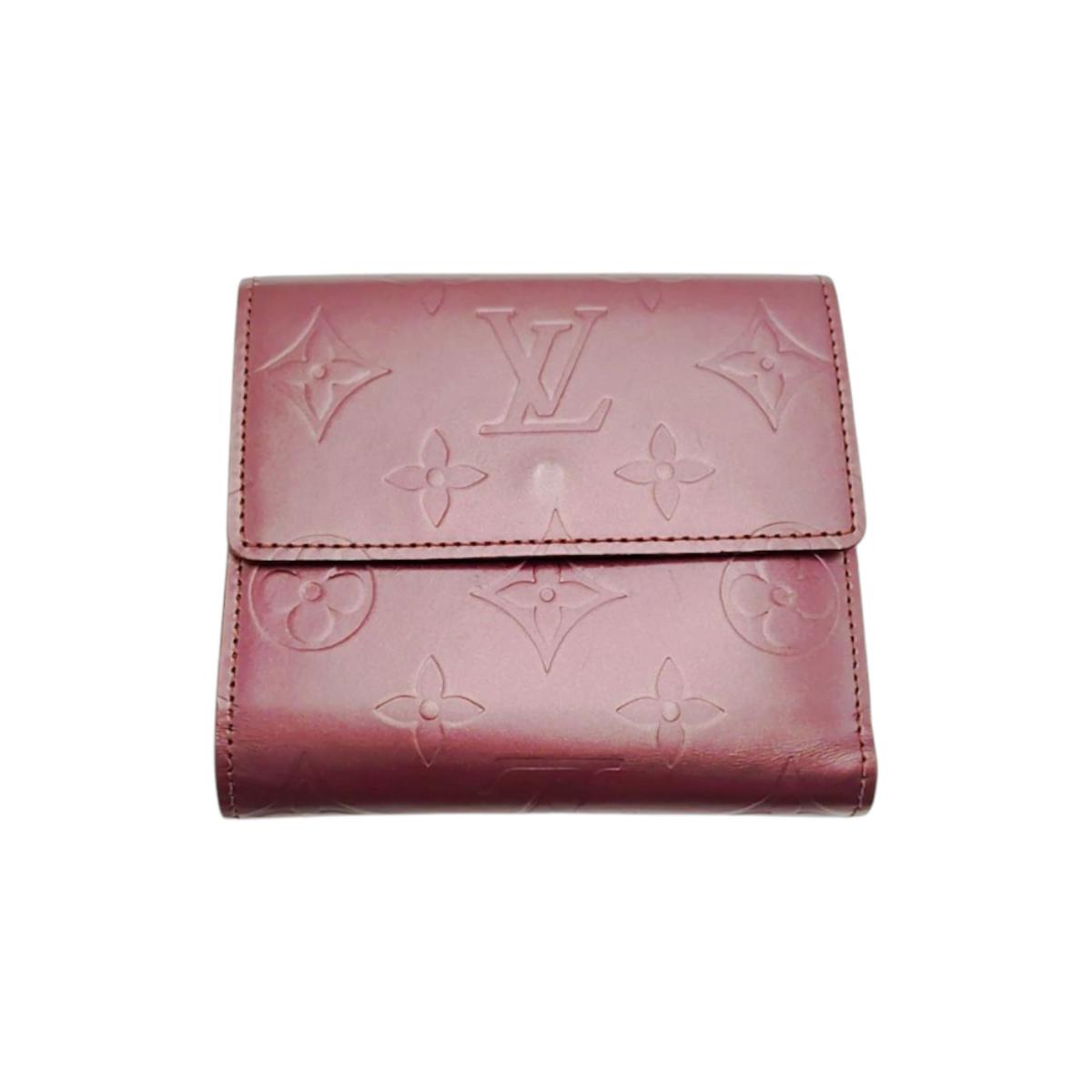 ルイヴィトン LOUIS VUITTON 二つ折り財布
 二つ折り財布 モノグラムマット ポルトフォイユ･エリーズ モノグラムマット M65126 バイオレット LV
 【SS】
 【中古】