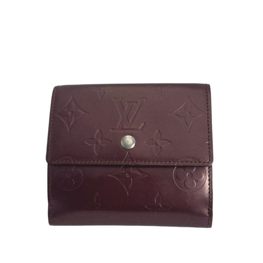 ルイヴィトン LOUIS VUITTON 二つ折り財布
 二つ折り財布 モノグラムマット ポルトフォイユ･エリーズ モノグラムマット M65126 バイオレット LV
 【SS】
 【中古】