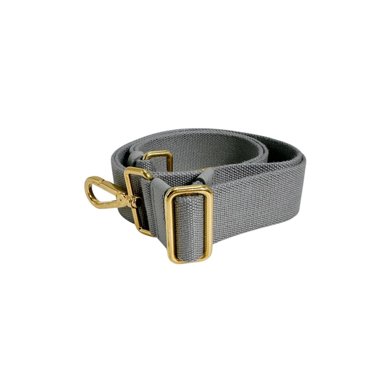 プラダ PRADA トートバッグ
 ショルダーバッグ カナパ カナパミニトート キャンバス 1BG439 グレー 【SS】
 【中古】