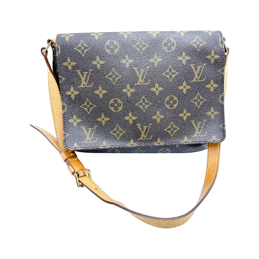 ルイヴィトン LOUIS VUITTON ショルダーバッグ
 ショルダーバッグ モノグラム ミュゼット･タンゴ･ショート モノグラムキャンバス M51257 ブラウン LV
 【SS】
 【中古】