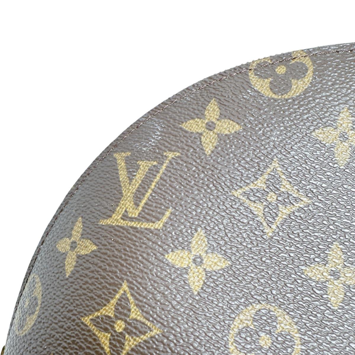 ルイヴィトン LOUIS VUITTON ポーチ
 ポーチ モノグラム トゥルース･ドゥミロンド モノグラムキャンバス M47520 ブラウン LV
 【SS】
 【中古】