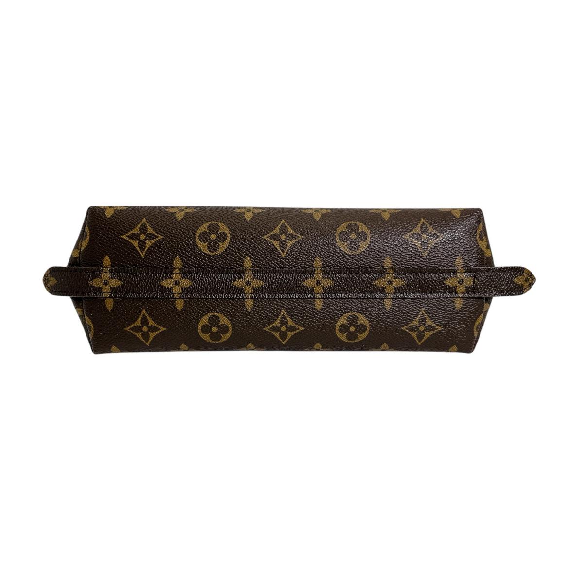ルイヴィトン LOUIS VUITTON ポーチ
 ポーチ モノグラム トゥルース･ドゥミロンド モノグラムキャンバス M47520 ブラウン LV
 【SS】
 【中古】