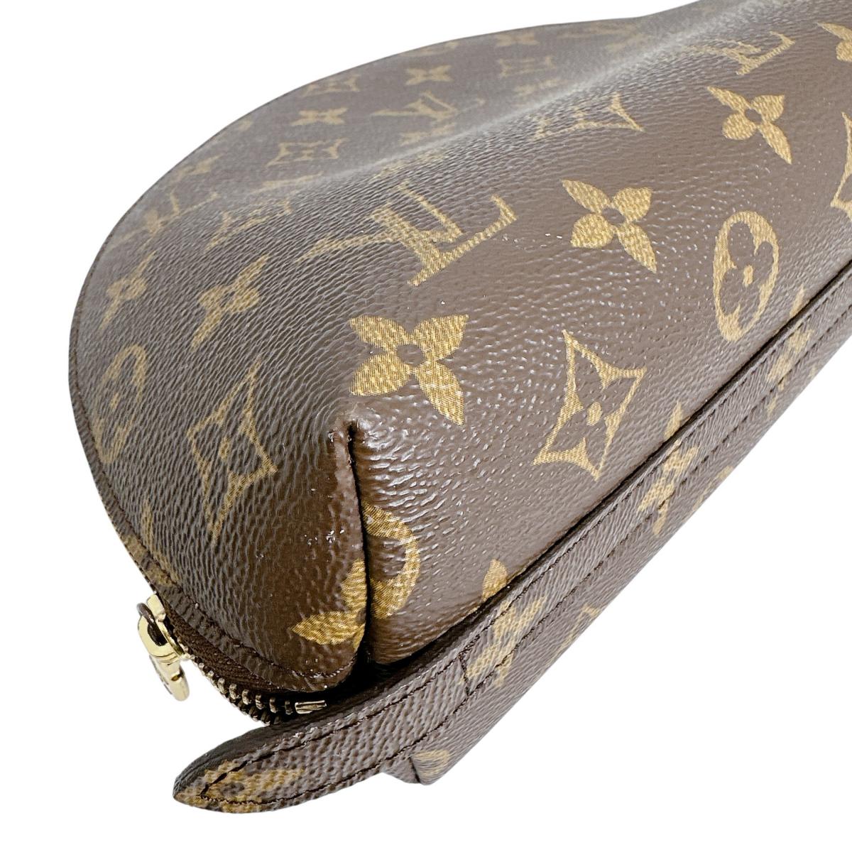 ルイヴィトン LOUIS VUITTON ポーチ
 ポーチ モノグラム トゥルース･ドゥミロンド モノグラムキャンバス M47520 ブラウン LV
 【SS】
 【中古】