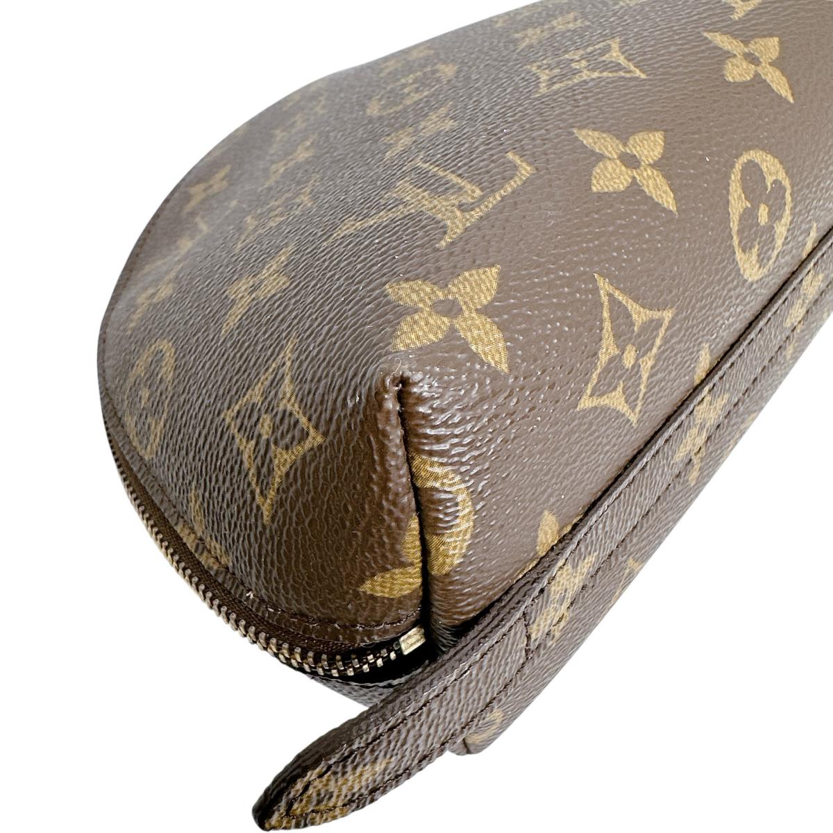 ルイヴィトン LOUIS VUITTON ポーチ
 ポーチ モノグラム トゥルース･ドゥミロンド モノグラムキャンバス M47520 ブラウン LV
 【SS】
 【中古】