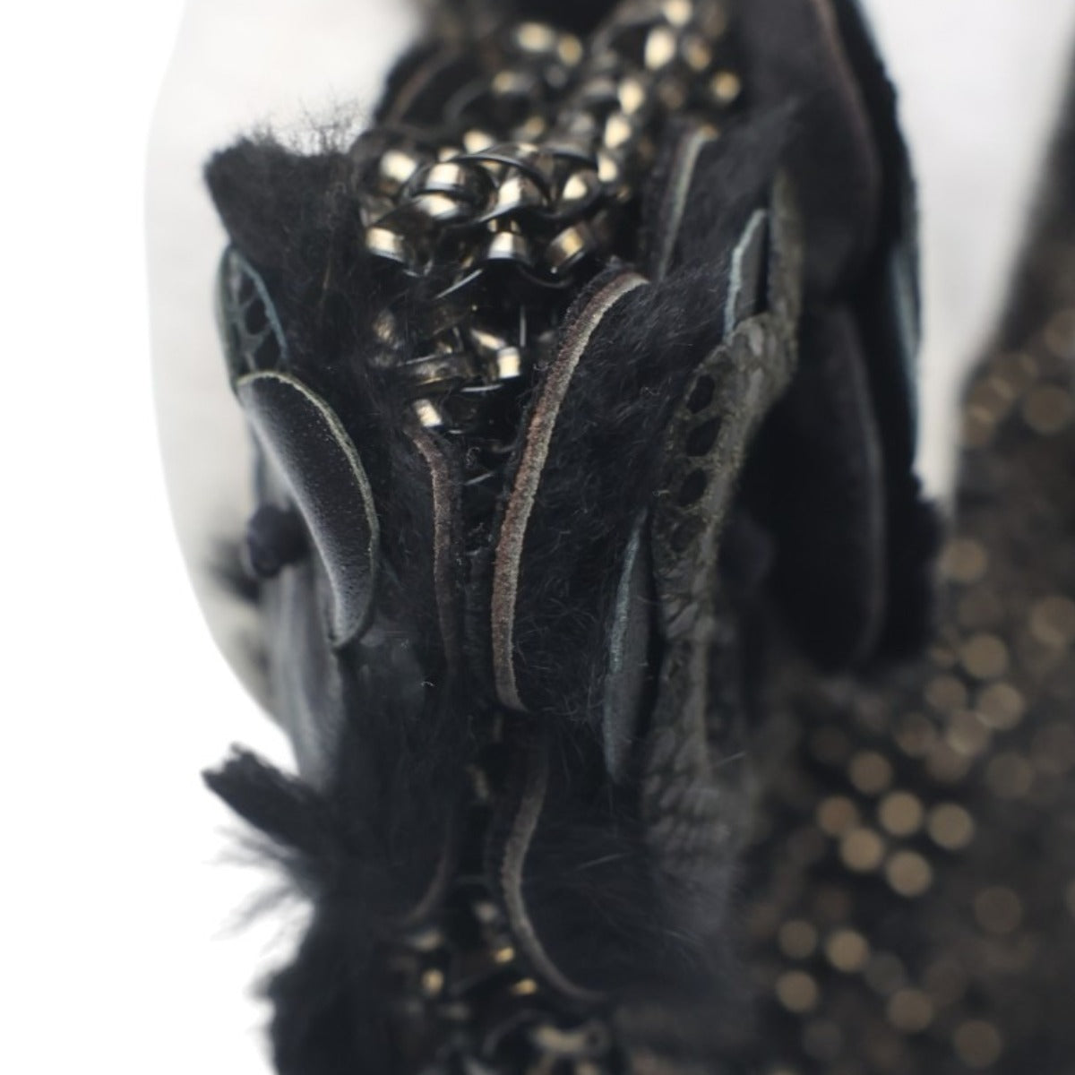 アンテプリマ ANTEPRIMA ハンドバッグ
 ワイヤーバッグ パーティー ミニバッグ ワイヤー ブラック 【SS】
 【中古】