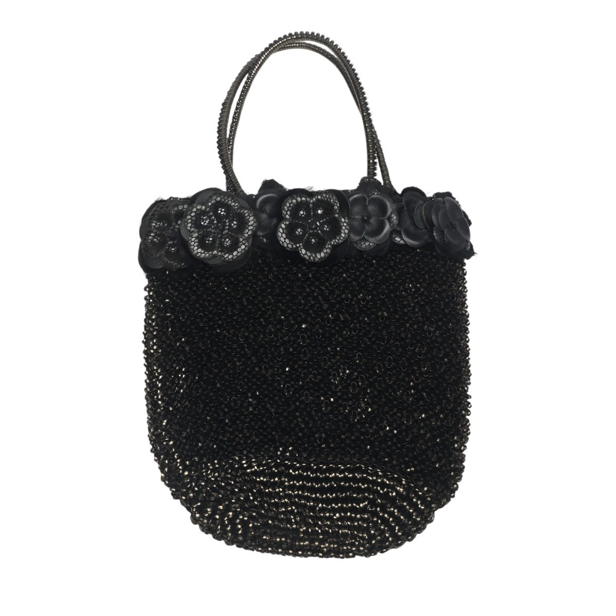 アンテプリマ ANTEPRIMA ハンドバッグ
 ワイヤーバッグ パーティー ミニバッグ ワイヤー ブラック 【SS】
 【中古】