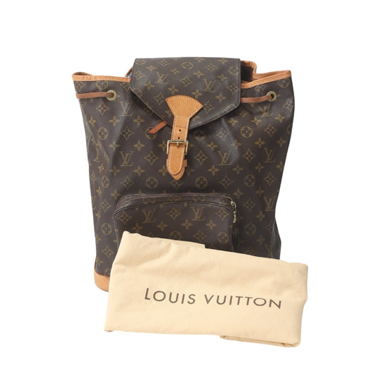ルイヴィトン LOUIS VUITTON リュック・デイパック
 リュック モノグラム モンスリ モノグラムキャンバス M51135 ブラウン LV
 【SS】
 【中古】