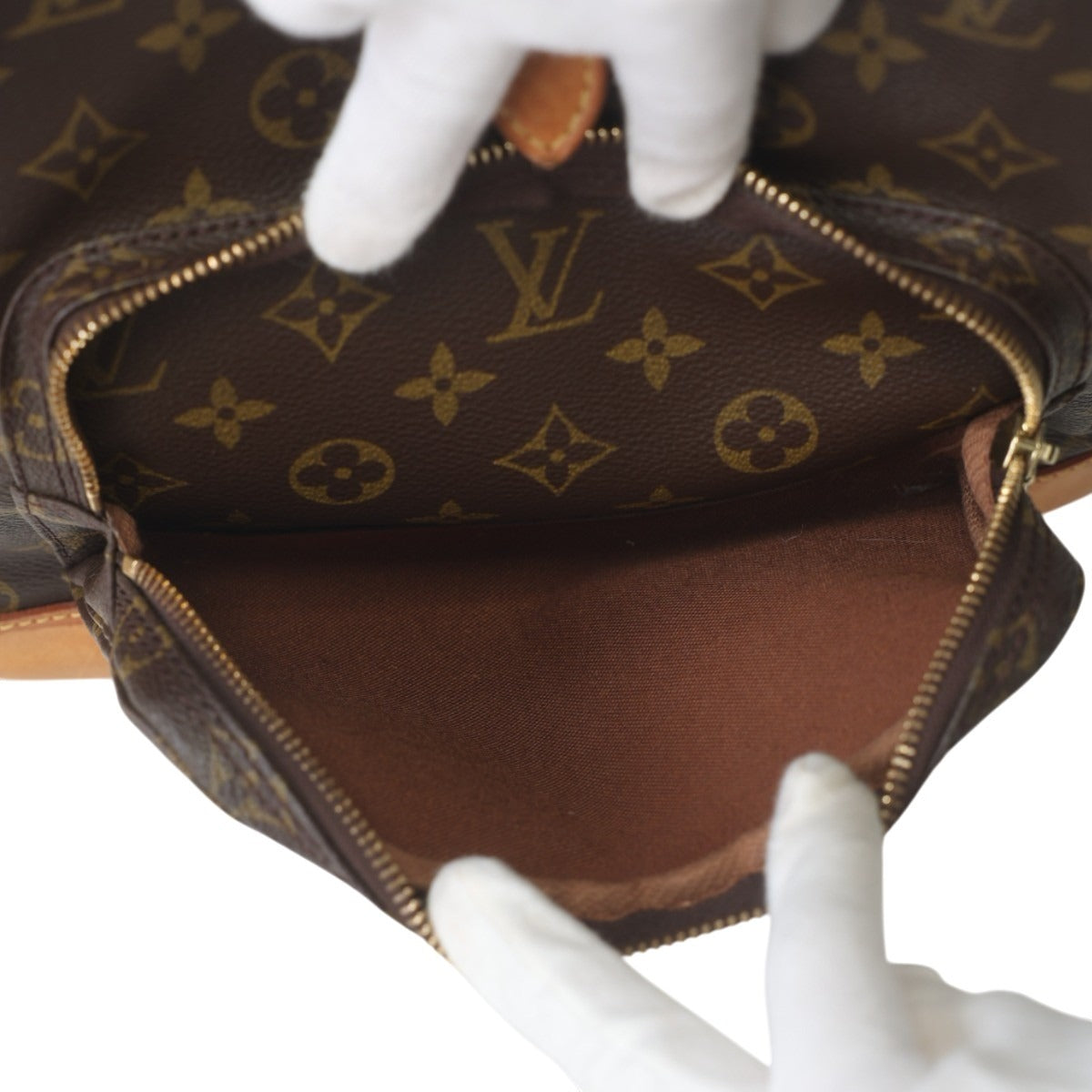 ルイヴィトン LOUIS VUITTON リュック・デイパック
 リュック モノグラム モンスリ モノグラムキャンバス M51135 ブラウン LV
 【SS】
 【中古】