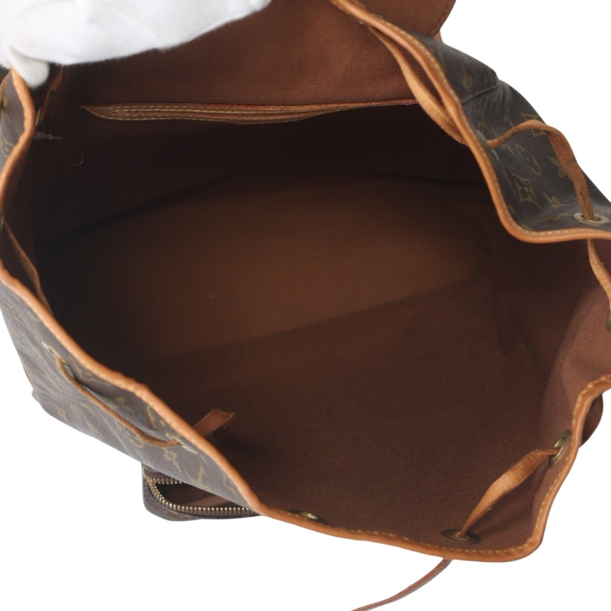 ルイヴィトン LOUIS VUITTON リュック・デイパック
 リュック モノグラム モンスリ モノグラムキャンバス M51135 ブラウン LV
 【SS】
 【中古】