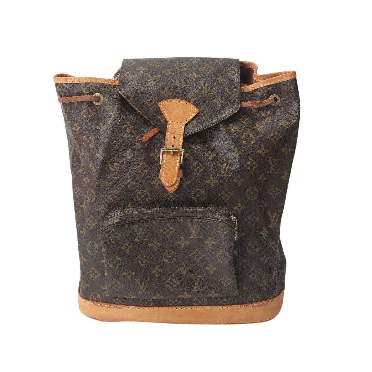 ルイヴィトン LOUIS VUITTON リュック・デイパック
 リュック モノグラム モンスリ モノグラムキャンバス M51135 ブラウン LV
 【SS】
 【中古】
