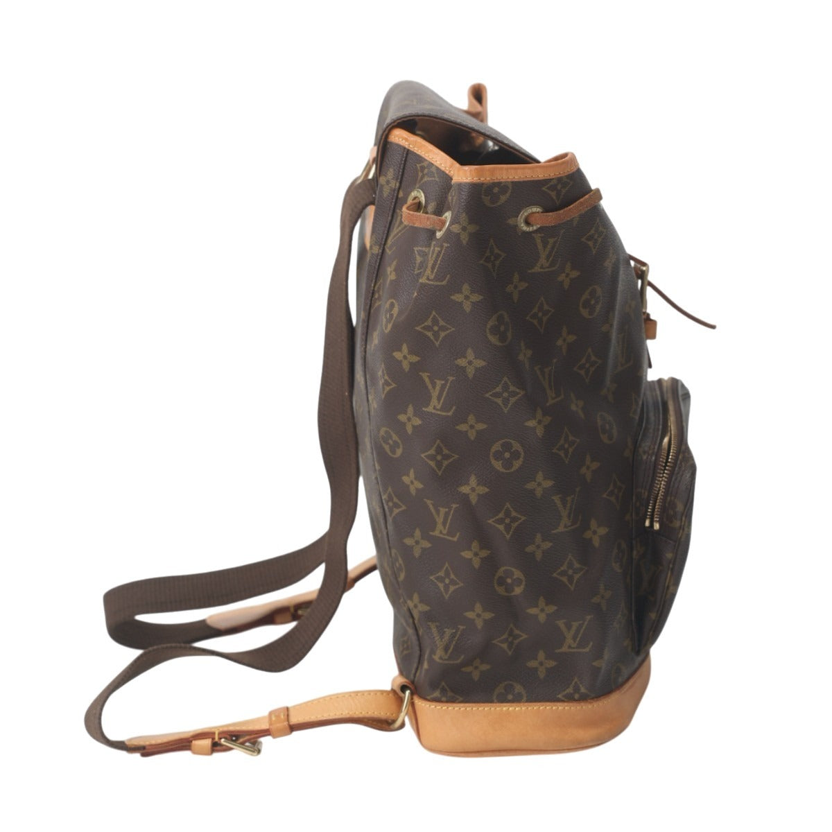 ルイヴィトン LOUIS VUITTON リュック・デイパック
 リュック モノグラム モンスリ モノグラムキャンバス M51135 ブラウン LV
 【SS】
 【中古】