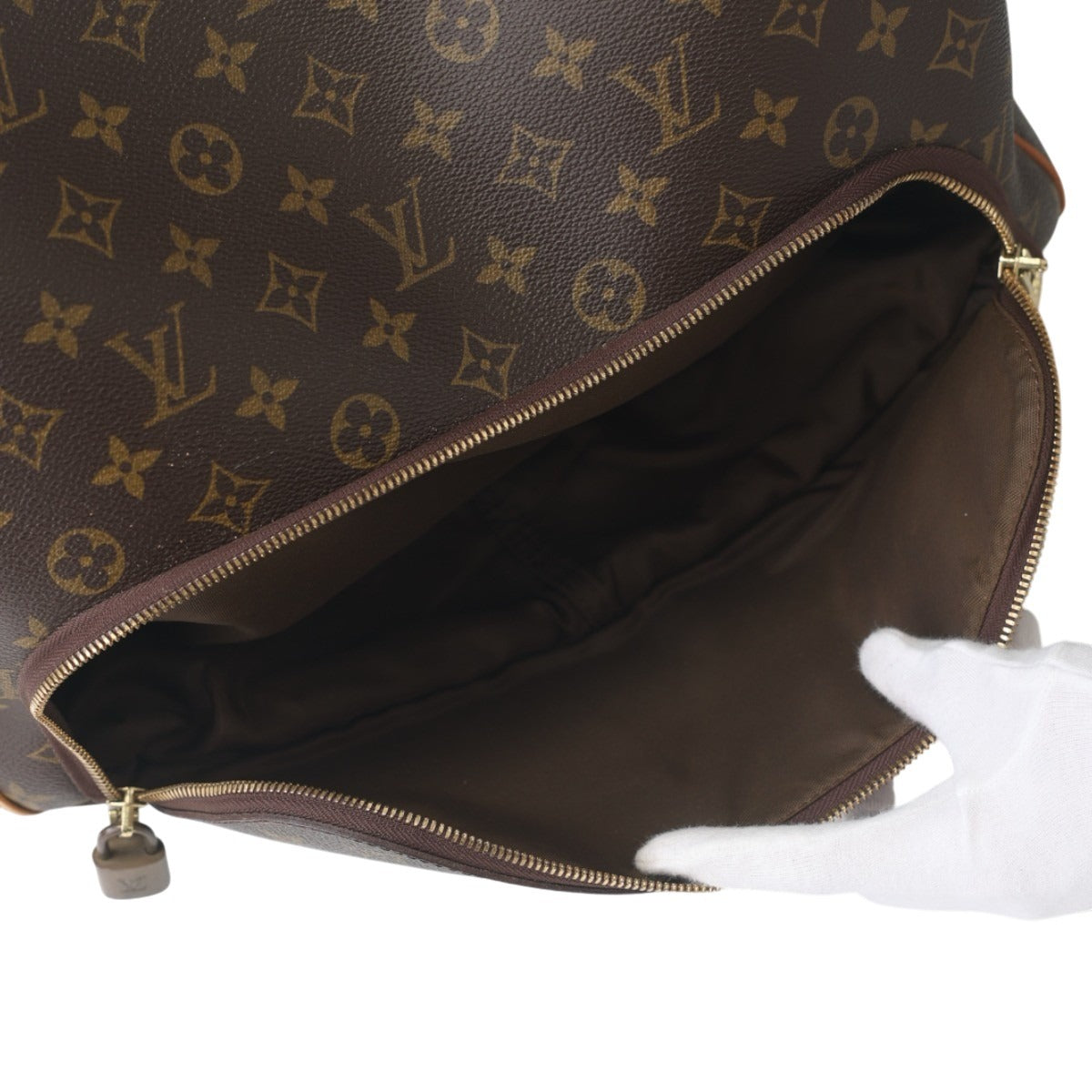 ルイヴィトン LOUIS VUITTON ボストンバッグ
 スポーツバッグ モノグラム エヴァジオン モノグラムキャンバス M41443 ブラウン LV
 【SS】
 【中古】
