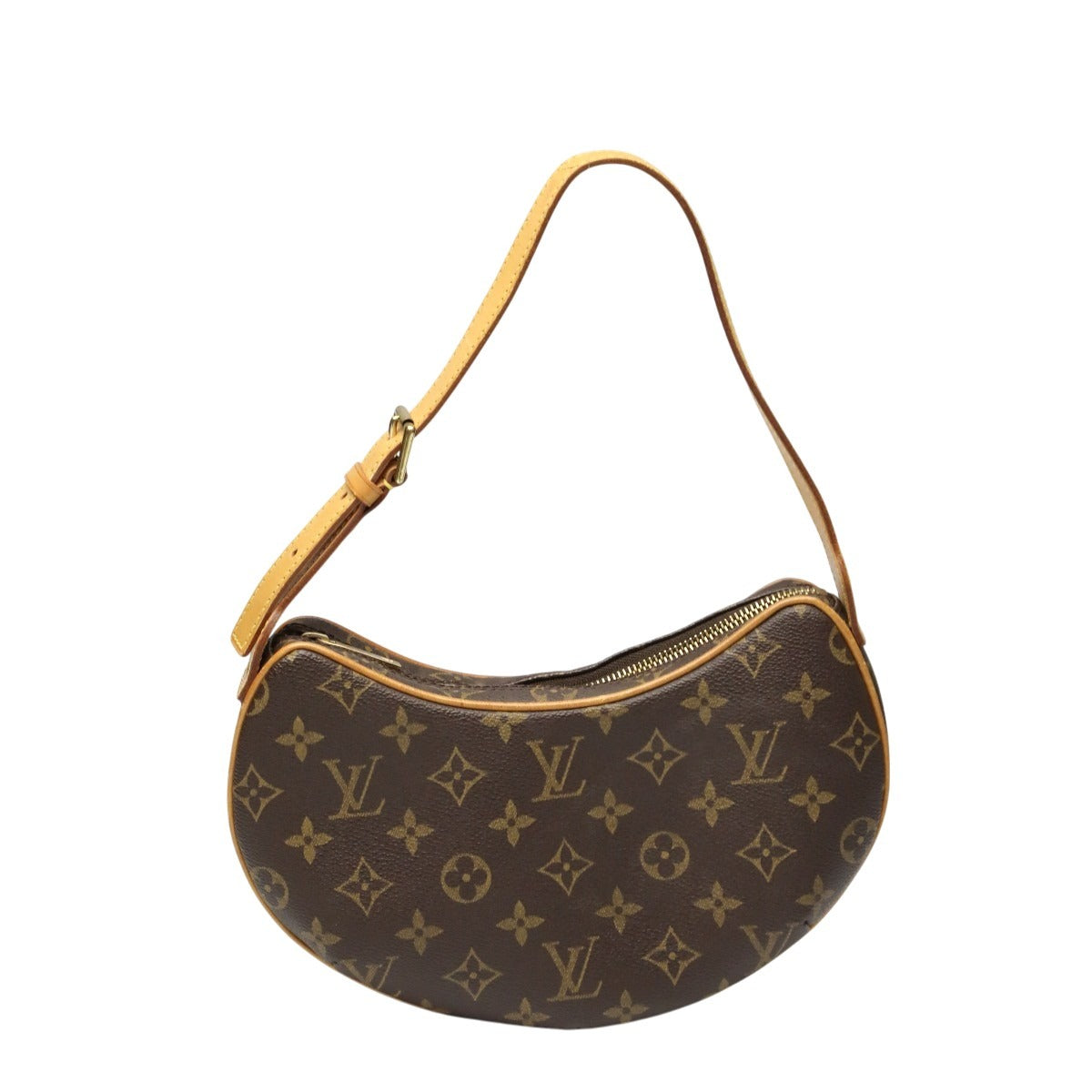 ルイヴィトン LOUIS VUITTON ハンドバッグ
 ハンドバッグ モノグラム ポシェットクロワッサン モノグラムキャンバス M51510 ブラウン LV
 【SS】
 【中古】