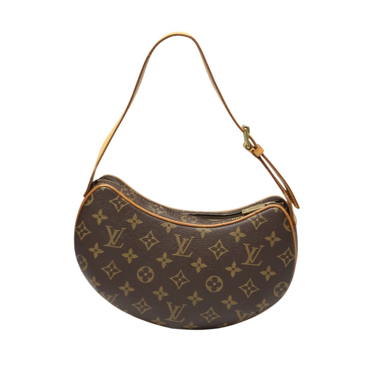 ルイヴィトン LOUIS VUITTON ハンドバッグ
 ハンドバッグ モノグラム ポシェットクロワッサン モノグラムキャンバス M51510 ブラウン LV
 【SS】
 【中古】