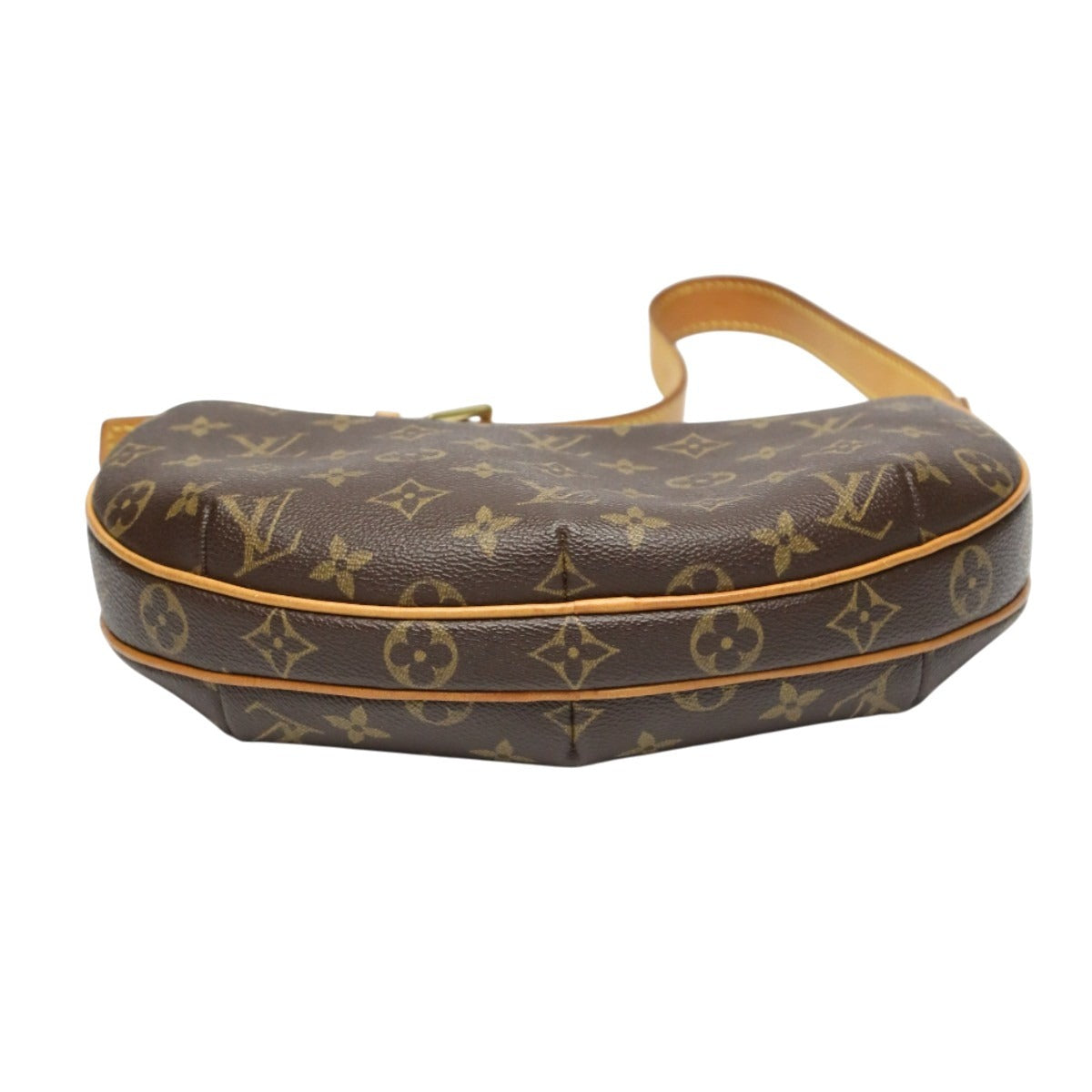 ルイヴィトン LOUIS VUITTON ハンドバッグ
 ハンドバッグ モノグラム ポシェットクロワッサン モノグラムキャンバス M51510 ブラウン LV
 【SS】
 【中古】