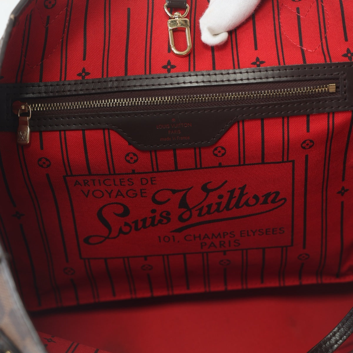 ルイヴィトン LOUIS VUITTON トートバッグ
 ショルダーバッグ ダミエ ネヴァーフルMM 廃盤 ダミエキャンバス N51105 ブラウン LV
 【SS】
 【中古】