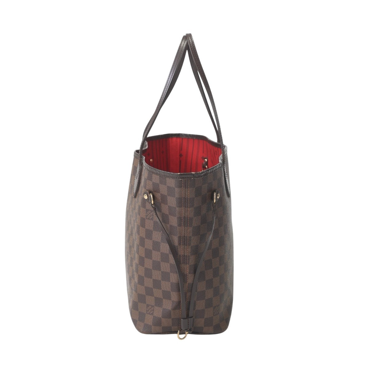 ルイヴィトン LOUIS VUITTON トートバッグ
 ショルダーバッグ ダミエ ネヴァーフルMM 廃盤 ダミエキャンバス N51105 ブラウン LV
 【SS】
 【中古】