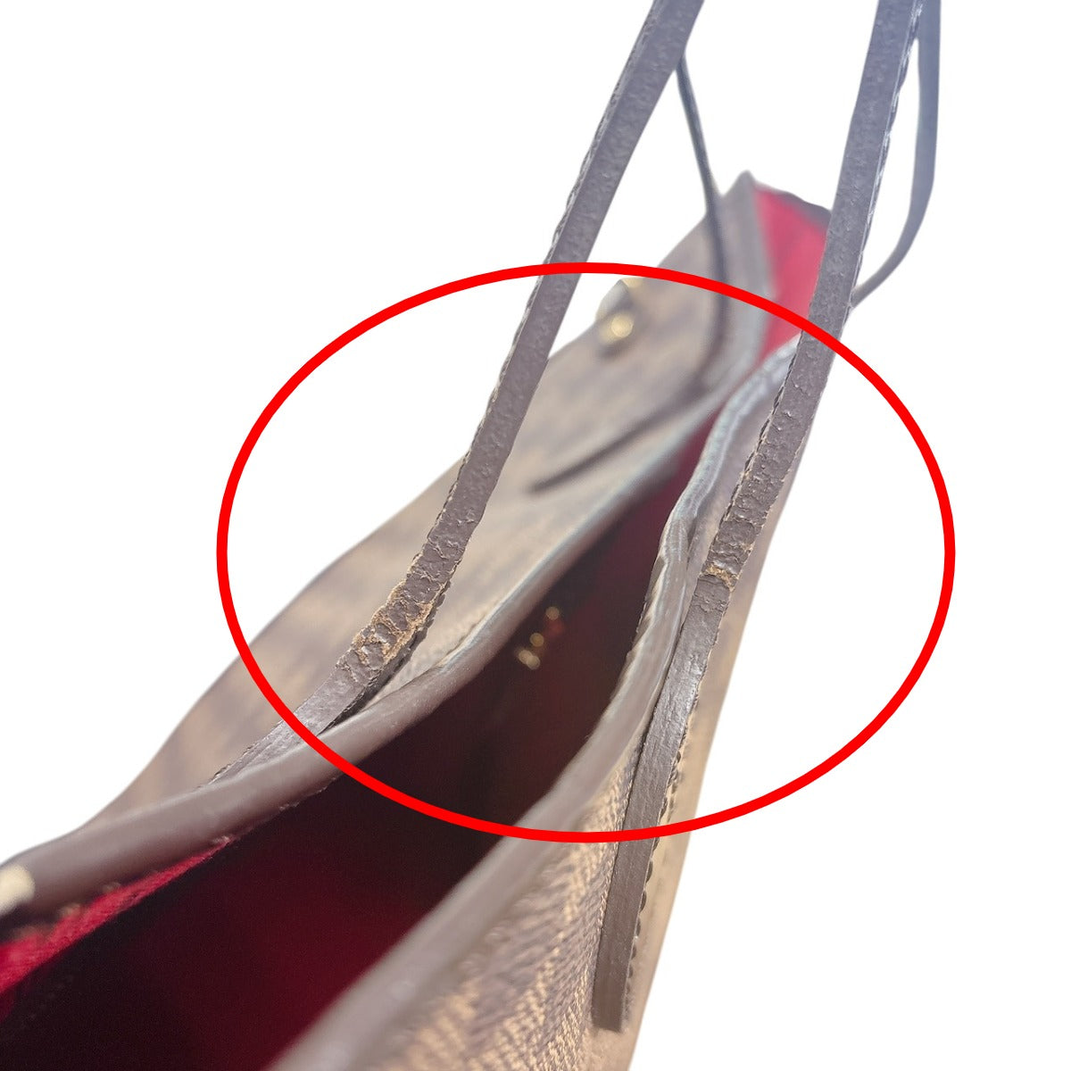 ルイヴィトン LOUIS VUITTON トートバッグ
 ショルダーバッグ ダミエ ネヴァーフルMM 廃盤 ダミエキャンバス N51105 ブラウン LV
 【SS】
 【中古】