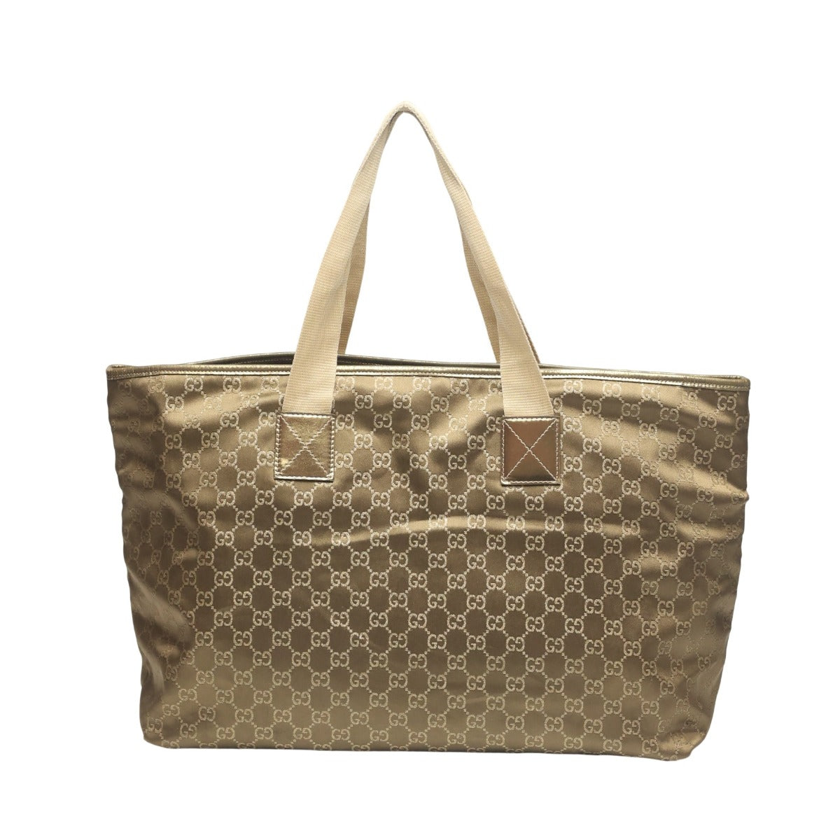 グッチ GUCCI ハンドバッグ
 トートバッグ GGキャンバス GGキャンバス 267474 ゴールド 【SS】
 【中古】