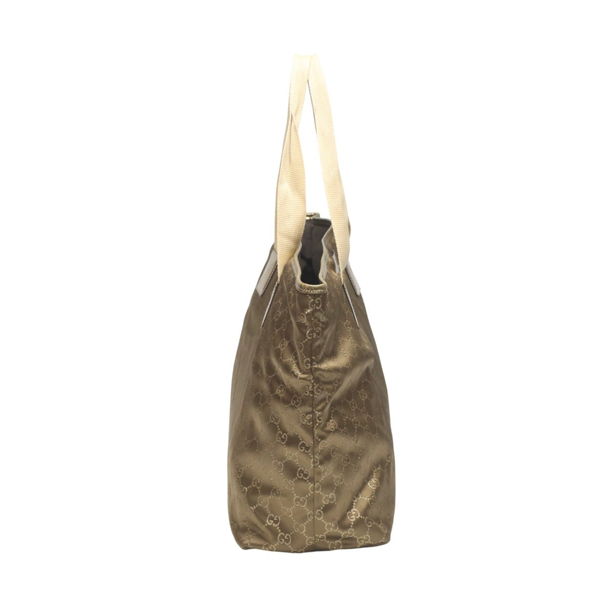 グッチ GUCCI ハンドバッグ
 トートバッグ GGキャンバス GGキャンバス 267474 ゴールド 【SS】
 【中古】