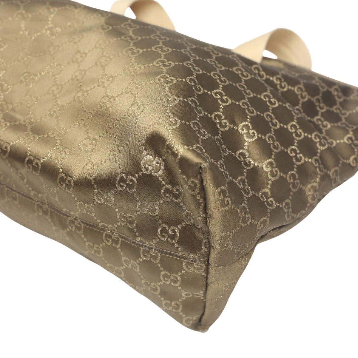 グッチ GUCCI ハンドバッグ
 トートバッグ GGキャンバス GGキャンバス 267474 ゴールド 【SS】
 【中古】