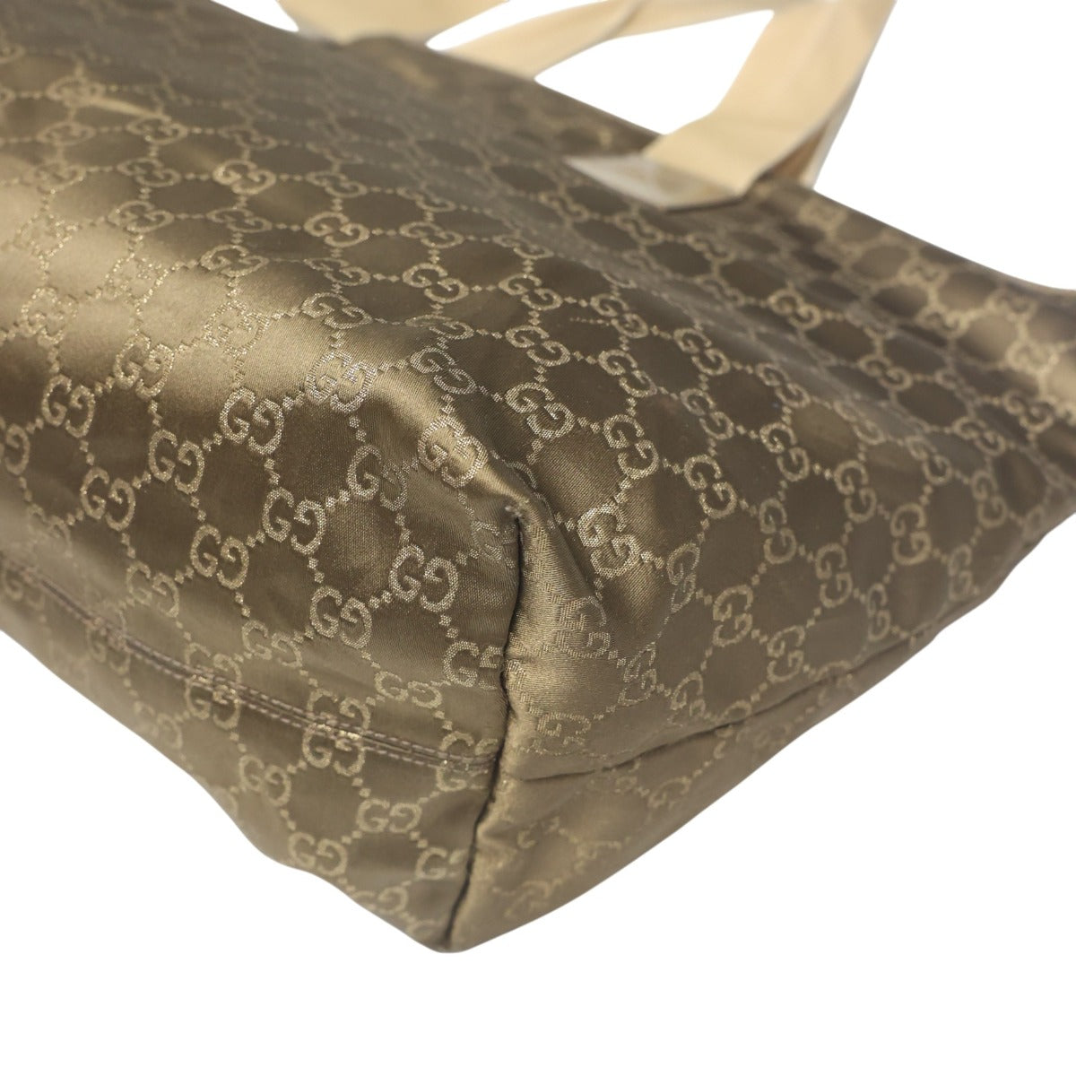 グッチ GUCCI ハンドバッグ
 トートバッグ GGキャンバス GGキャンバス 267474 ゴールド 【SS】
 【中古】