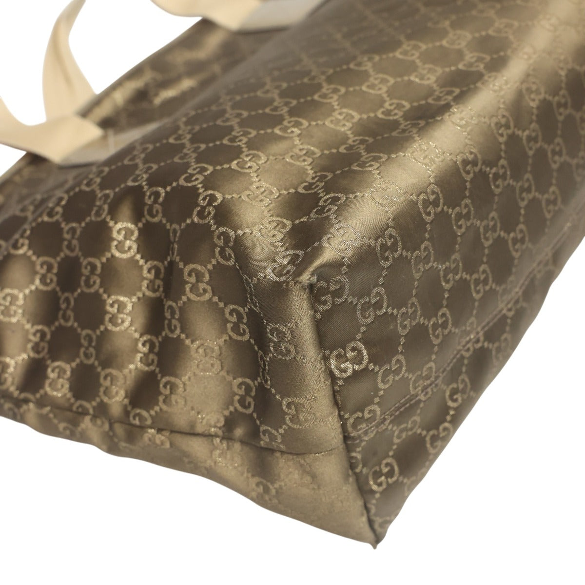 グッチ GUCCI ハンドバッグ
 トートバッグ GGキャンバス GGキャンバス 267474 ゴールド 【SS】
 【中古】